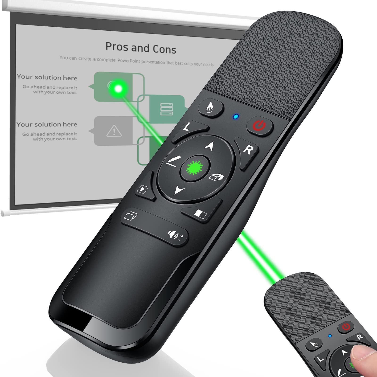Amazon.com: Presentation Clicker Mouse Control with Green Light